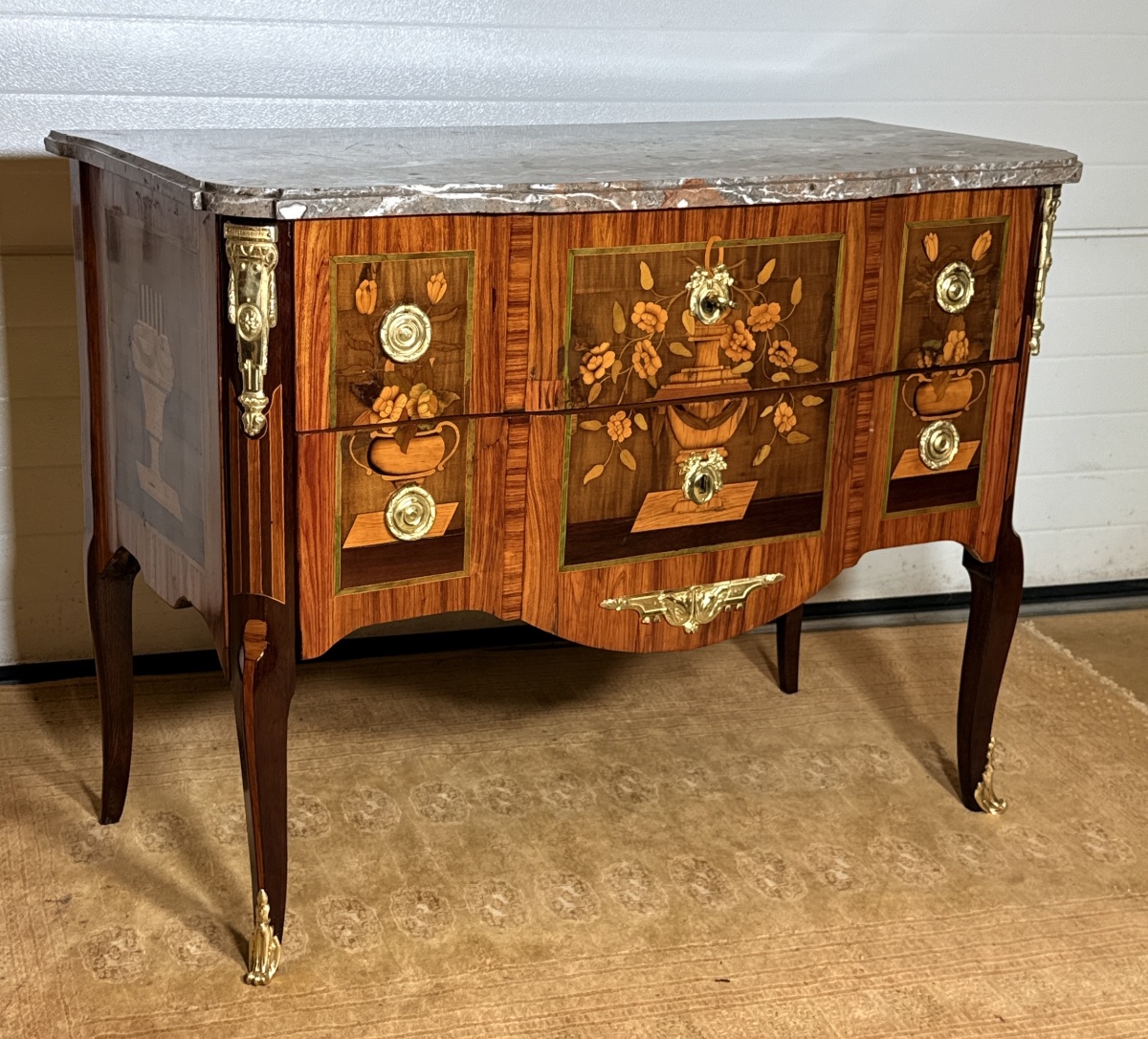 Commode Transition, Estampillée Martin OHNEBERG , d’Epoque XVIIIe Siècle -photo-8