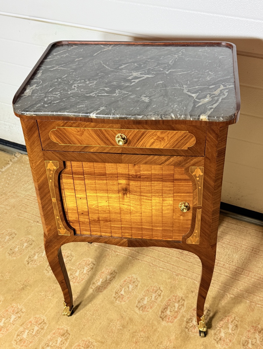 Meuble Transition , Estampillé TEUNE , Époque XVIIIe Siècle -photo-1