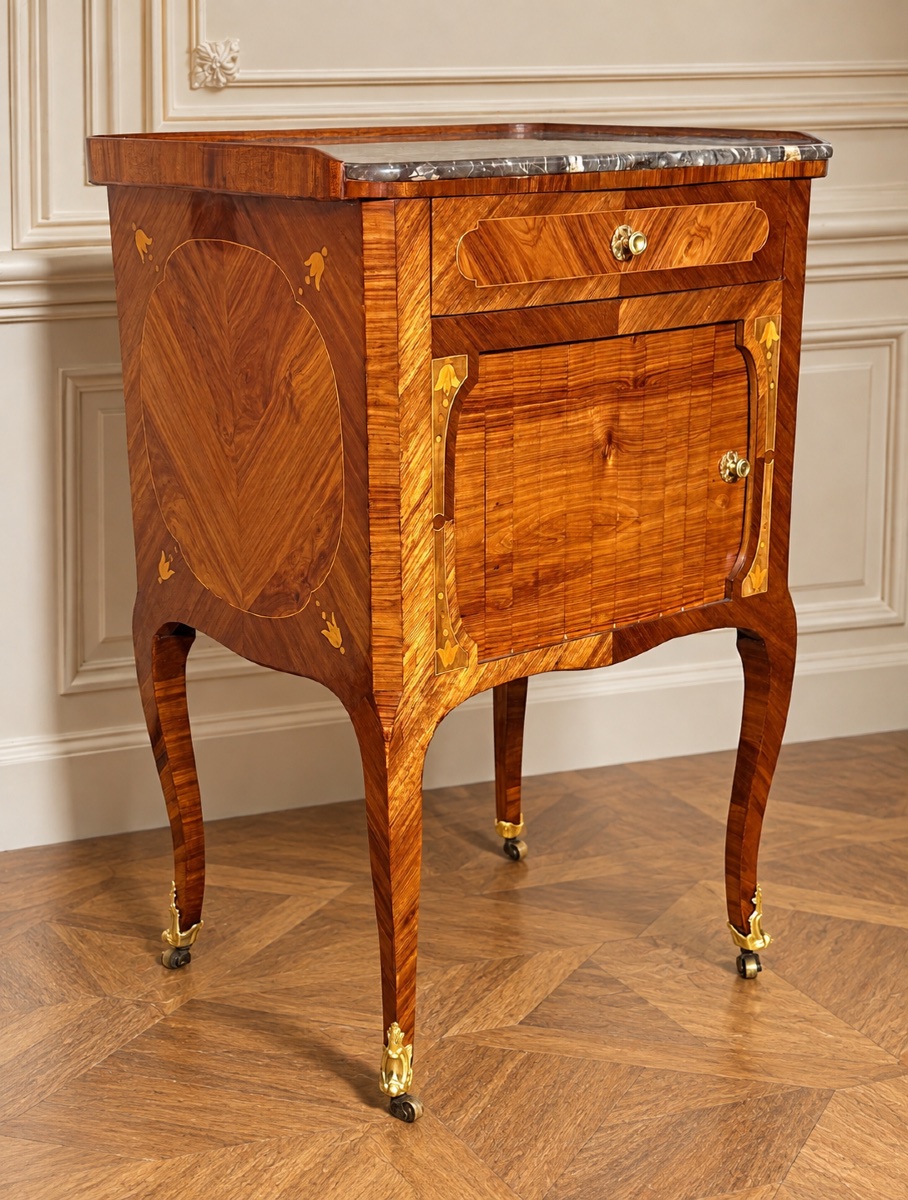 Meuble Transition , Estampillé TEUNE , Époque XVIIIe Siècle 
