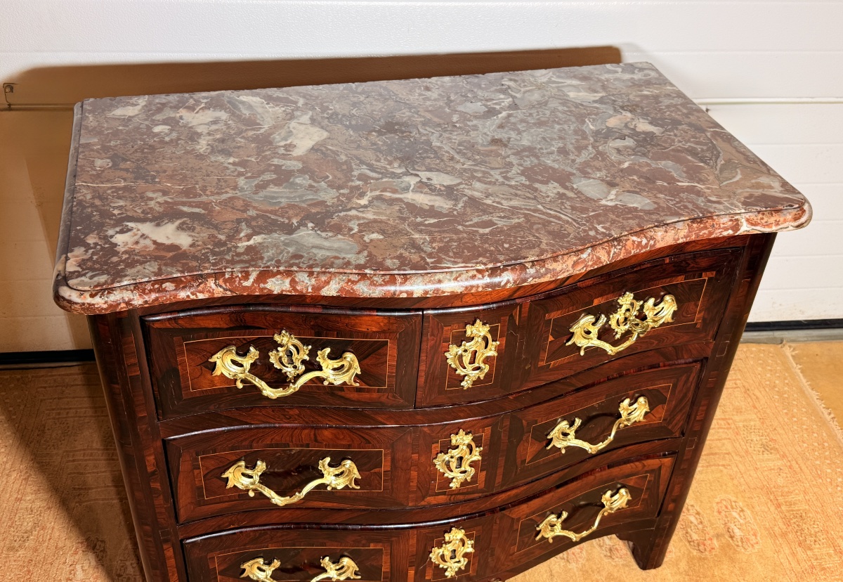 Commode Régence d’époque XVIIIe Siècle -photo-1