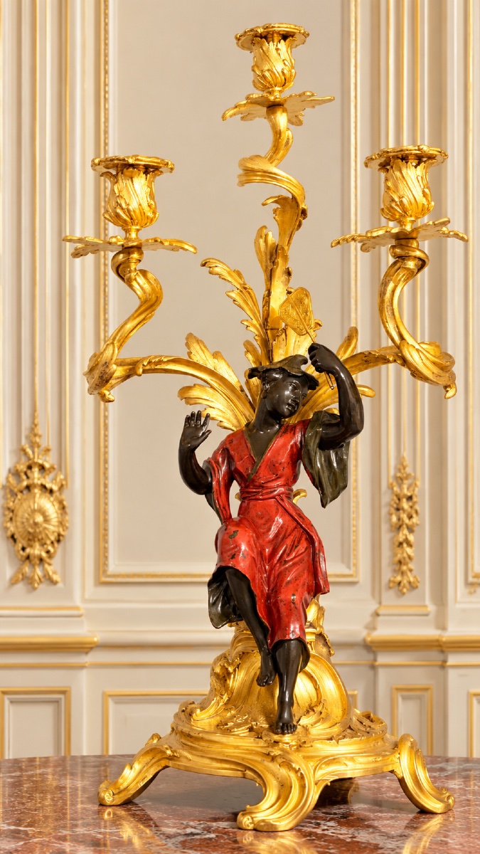 Garniture aux Chinois , cadran signé Imbert L’Ainé-photo-3