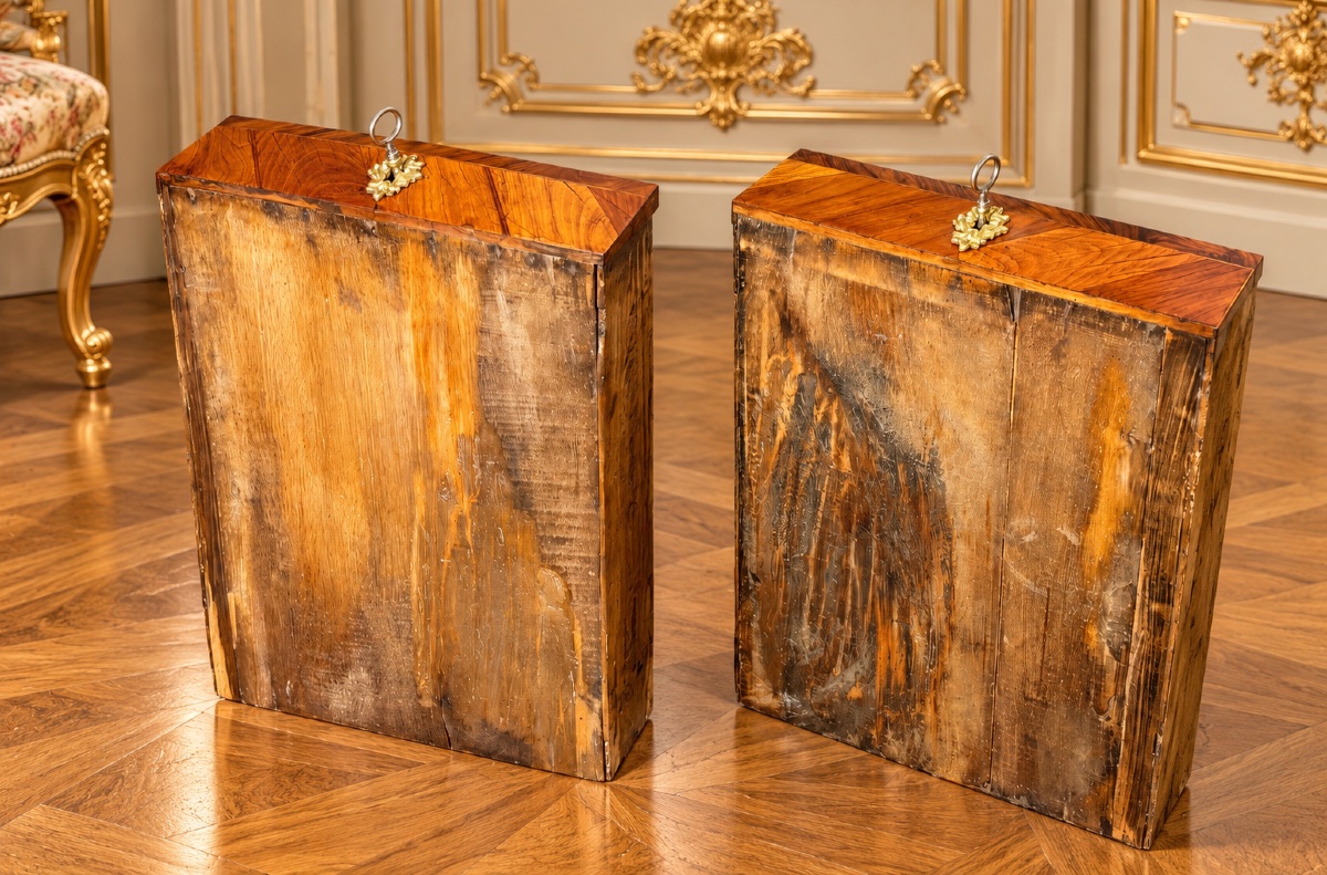 Louis XV-style Flat-topped Desk, 18th Century -photo-3