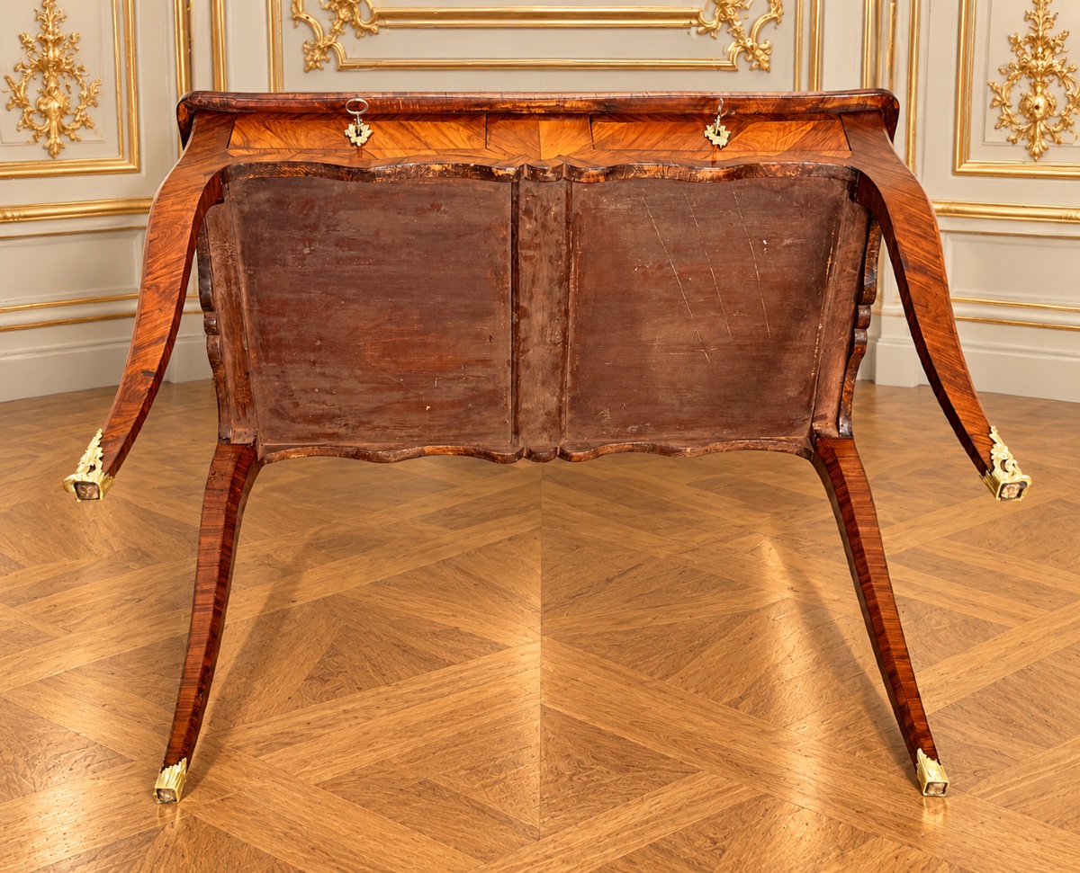 Louis XV-style Flat-topped Desk, 18th Century -photo-5