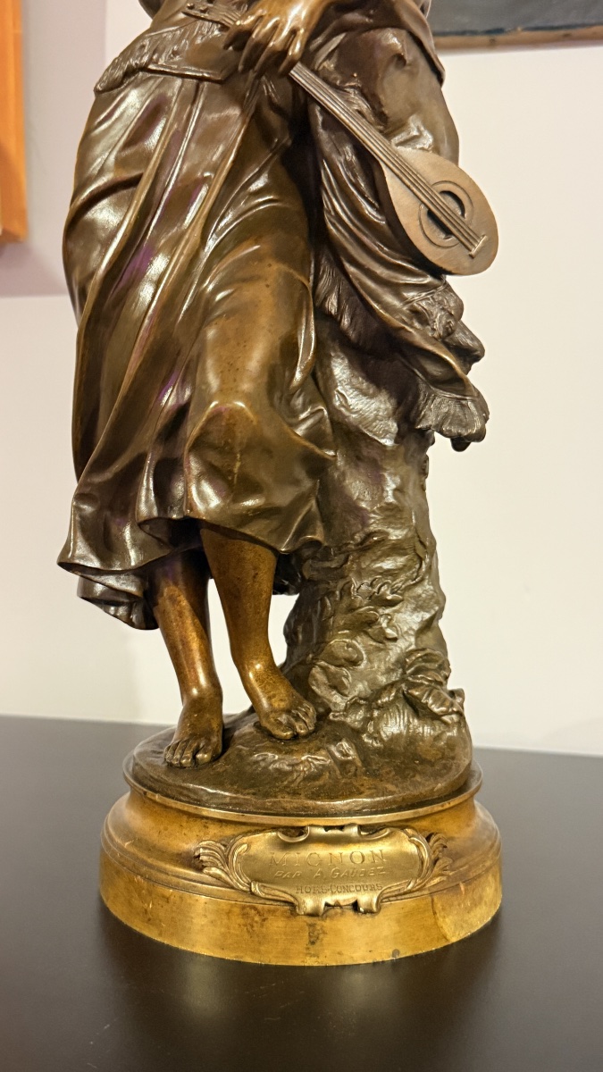 Bronze signé Adrien Antoine GAUDEZ , H : 45 cm -photo-2