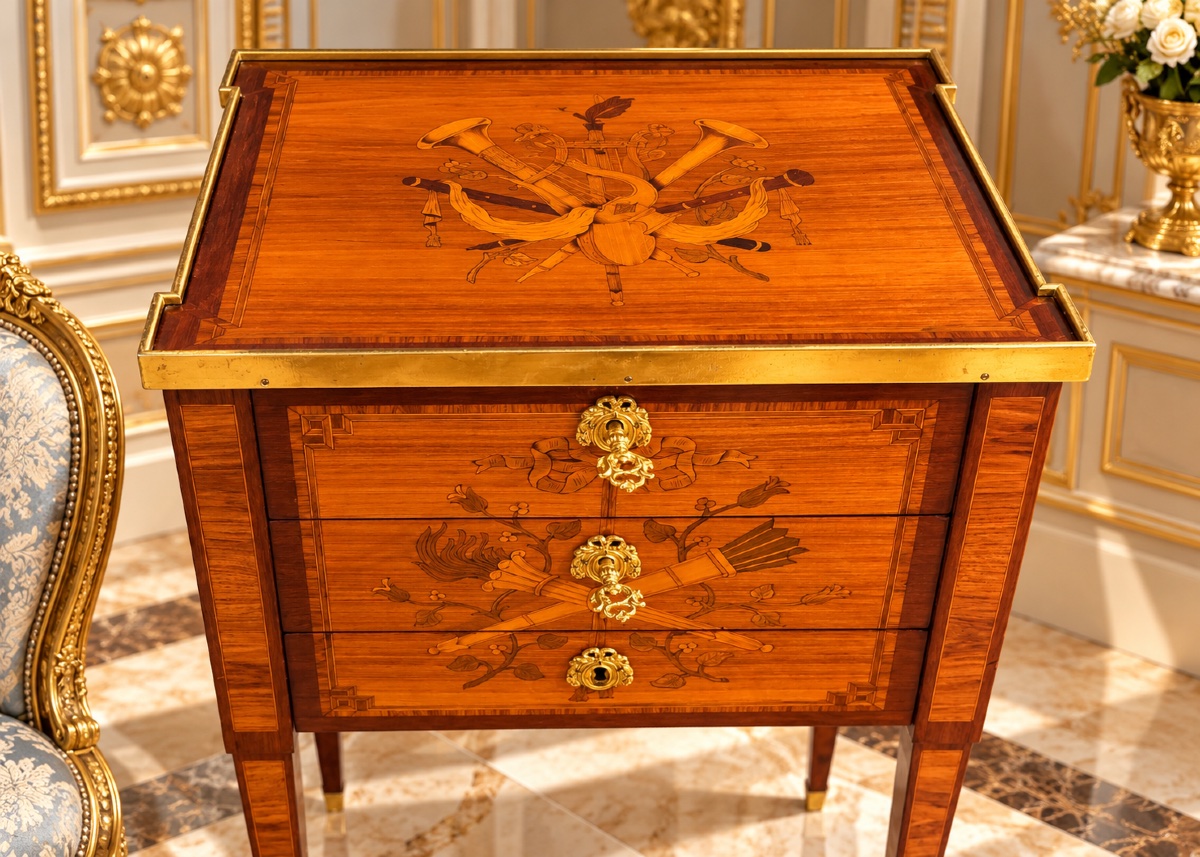Table De Salon Louis XVI , Époque XVIIIe Siècle -photo-2