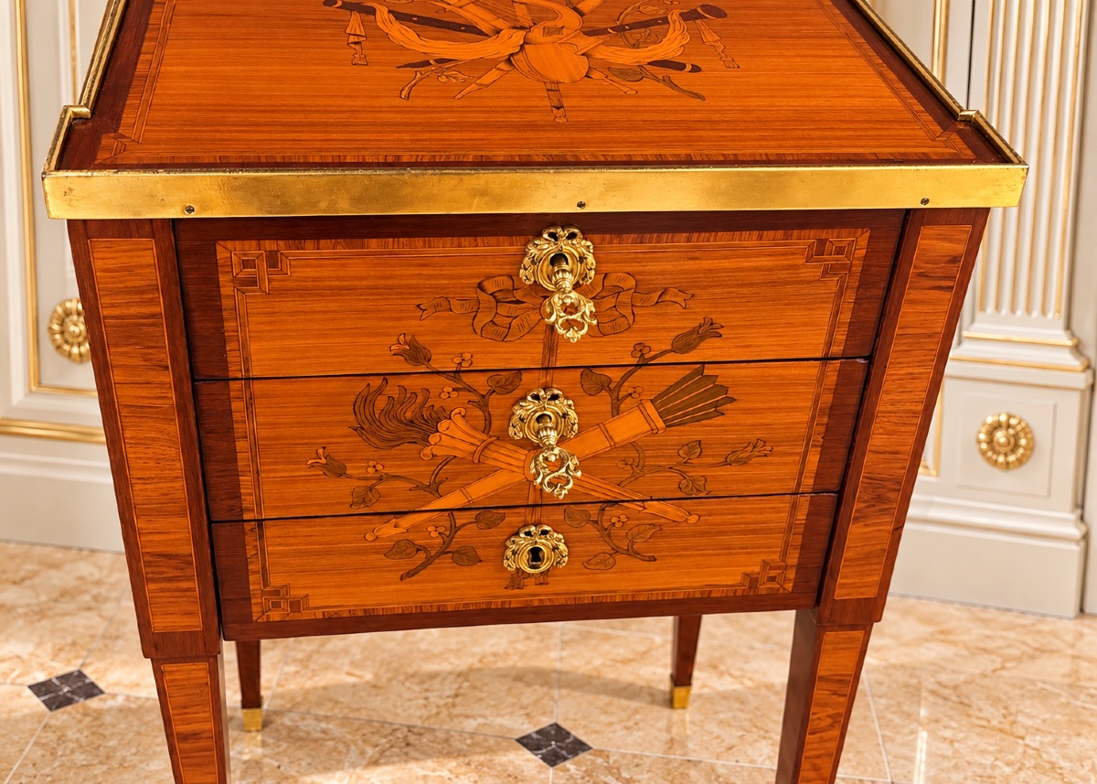Table De Salon Louis XVI , Époque XVIIIe Siècle -photo-8