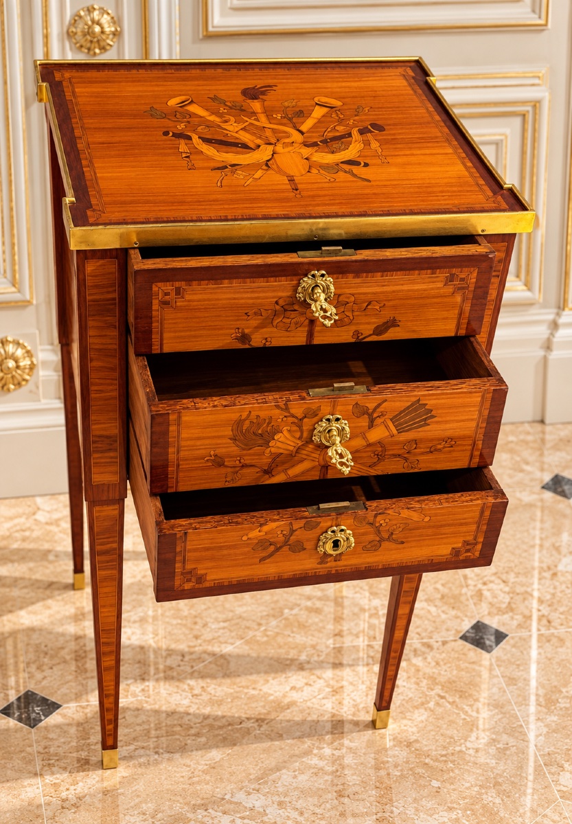 Louis XVI Coffee Table, 18th Century -photo-6