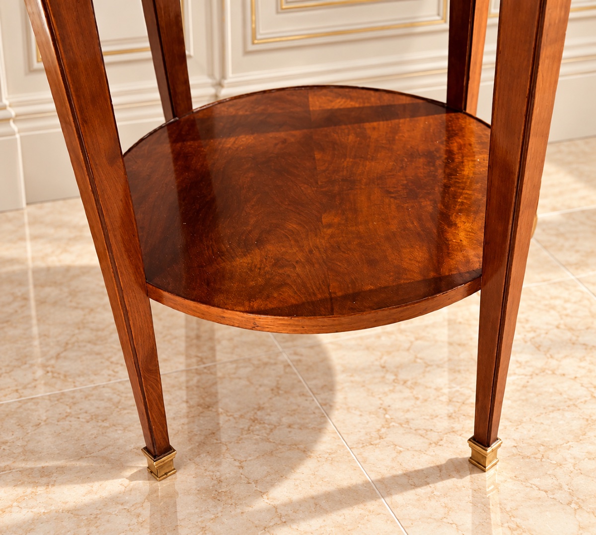 Guéridon Louis XVI , Estampillé C. TOPINO , Époque XVIIIe Siècle -photo-3
