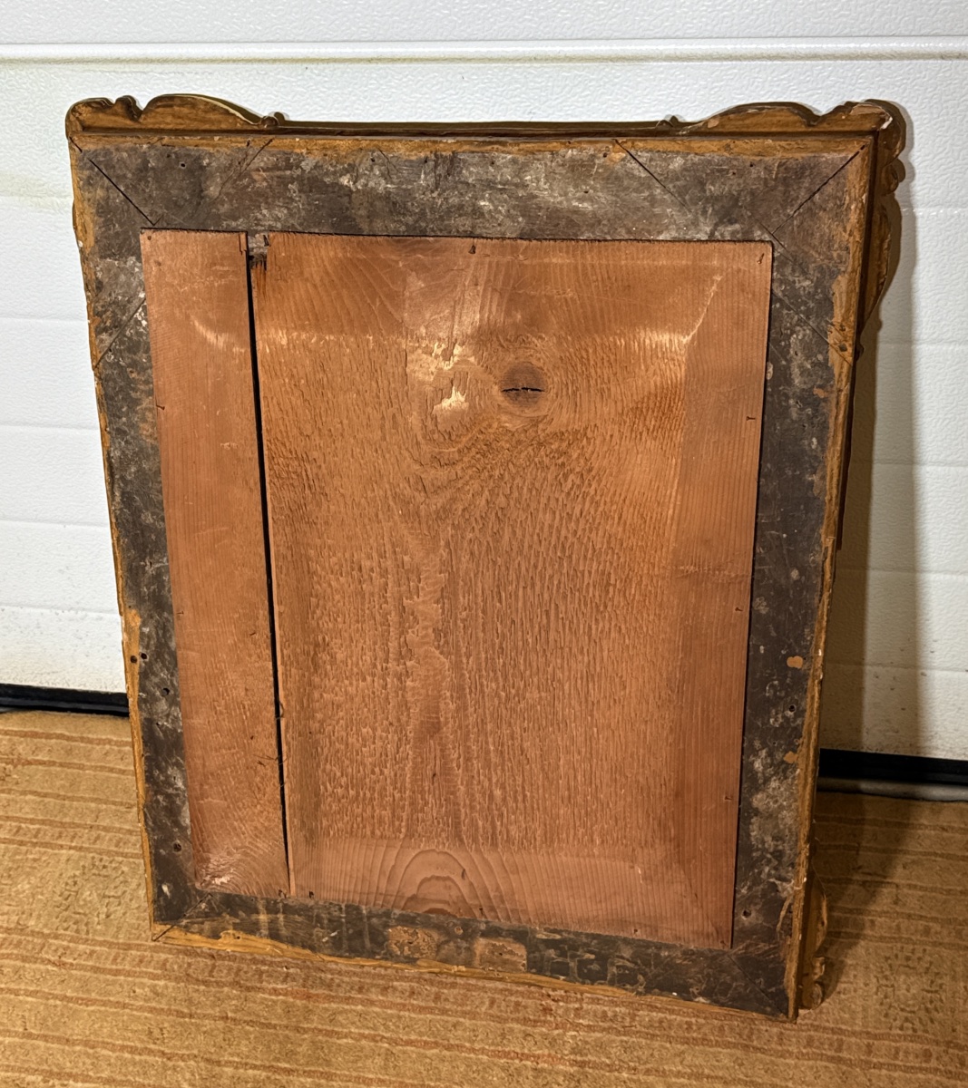 Miroir Régence en Bois Doré , Époque XVIIIe Siècle -photo-3