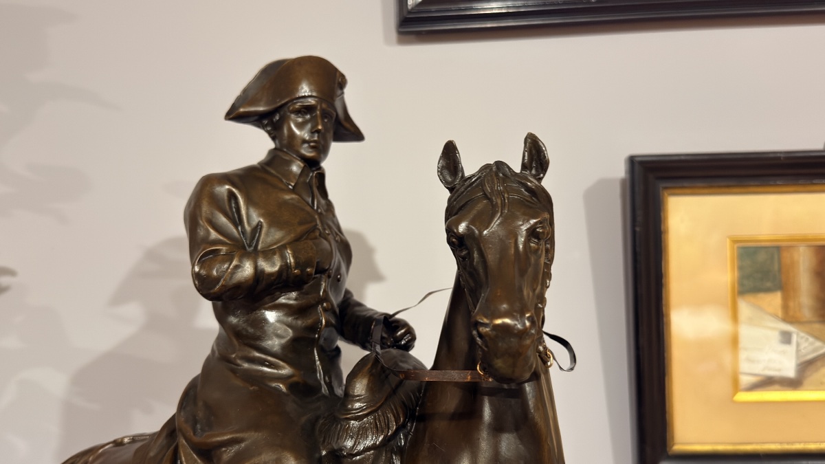 Bronze Statue Of Napoleon I In Redgote - "empire Collection" Stamp-photo-7