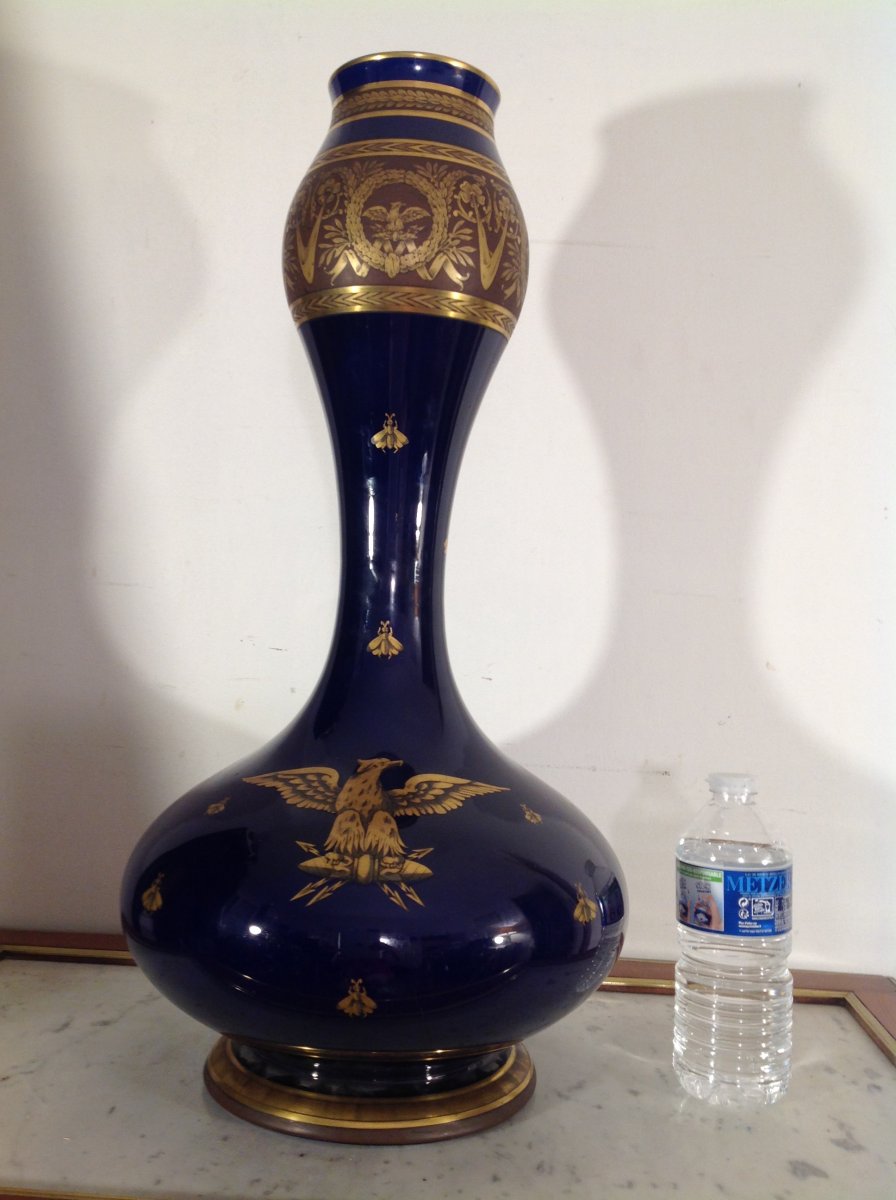 Grand Vase à l'Empire , Manufacture De Tours -photo-3