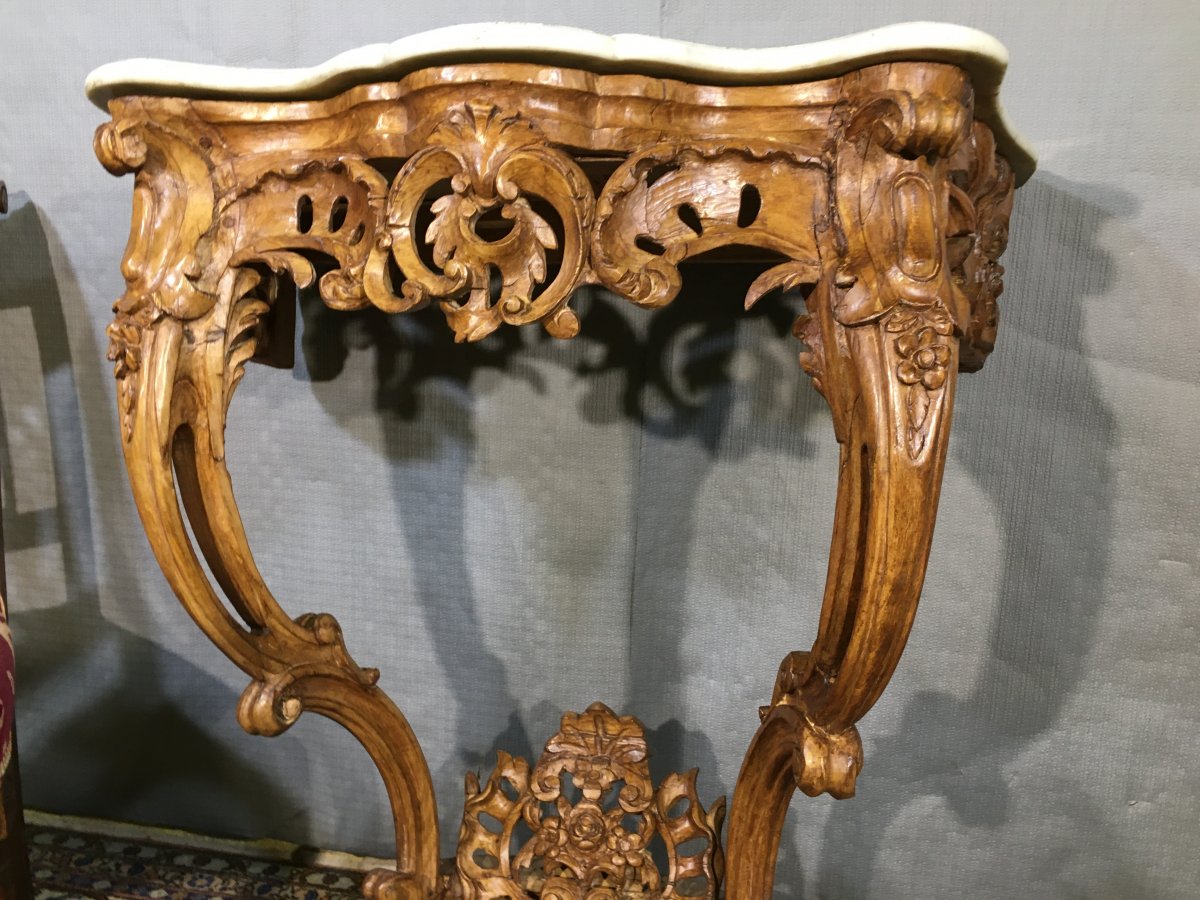 Louis XV Console, Eighteenth Century Period-photo-1
