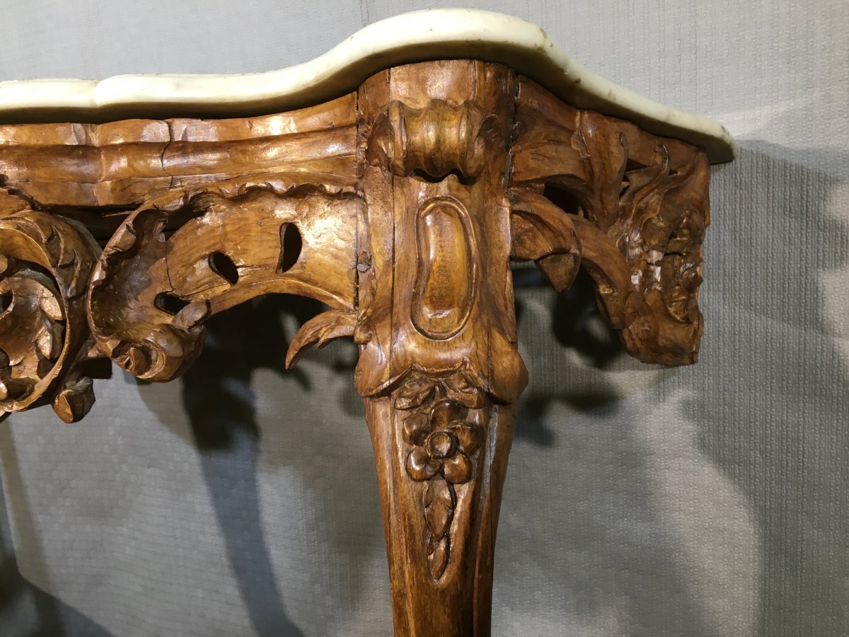 Louis XV Console, Eighteenth Century Period-photo-2