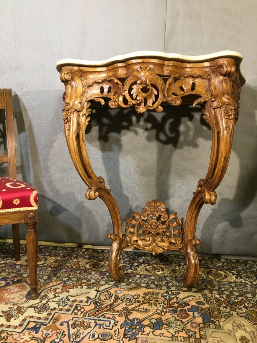 Louis XV Console, Eighteenth Century Period-photo-8