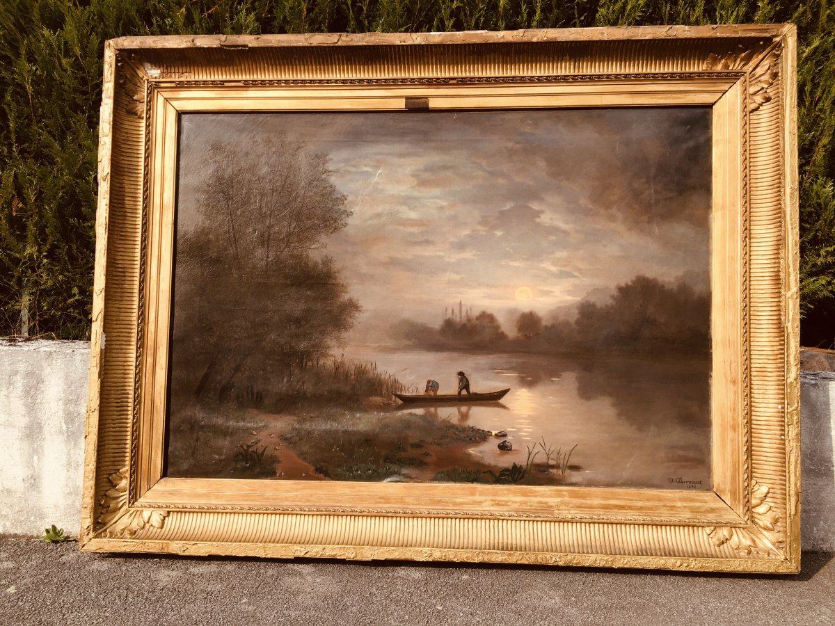 Table 174 Cm X 132 Cm Signed And Dated 1868