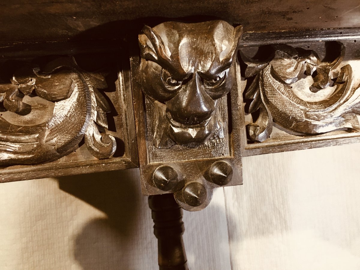 Console With Puttis, Early Nineteenth Century-photo-5