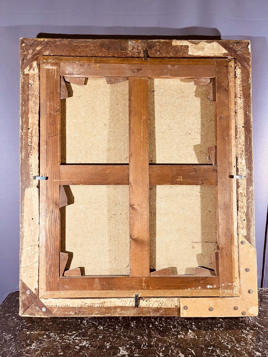 Portrait d'une Elégante du XVIIIe Siècle ,-photo-7