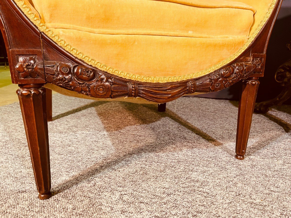 Pair Of Art Deco Armchairs, Signed.-photo-3