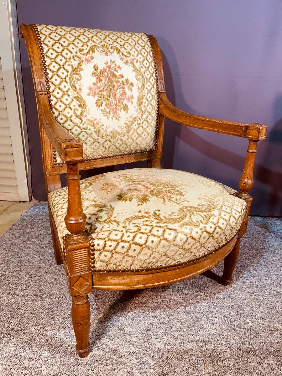 Fauteuil Epoque Directoire , Fin du 18ème Siècle -photo-3