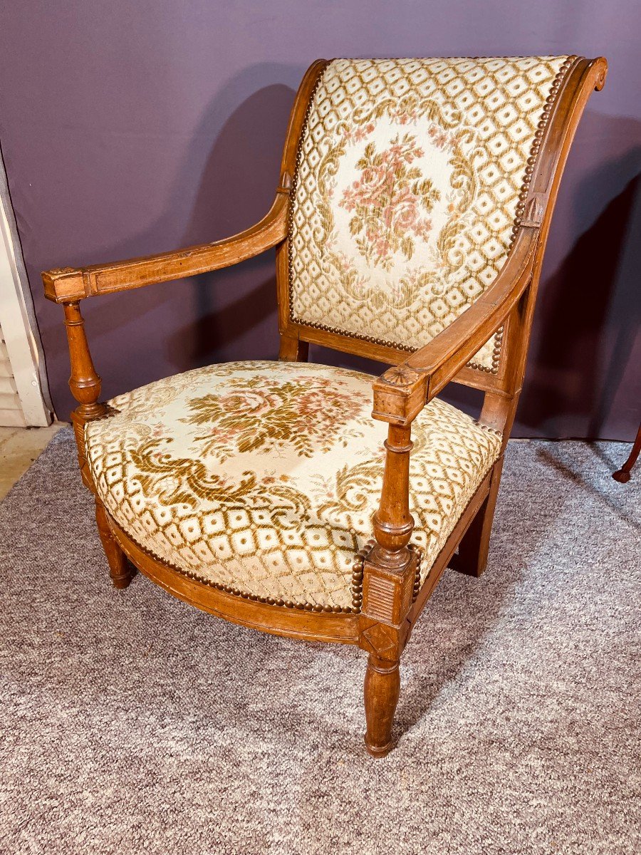Fauteuil Epoque Directoire , Fin du 18ème Siècle -photo-3