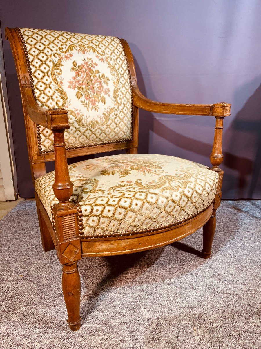 Fauteuil Epoque Directoire , Fin du 18ème Siècle -photo-5