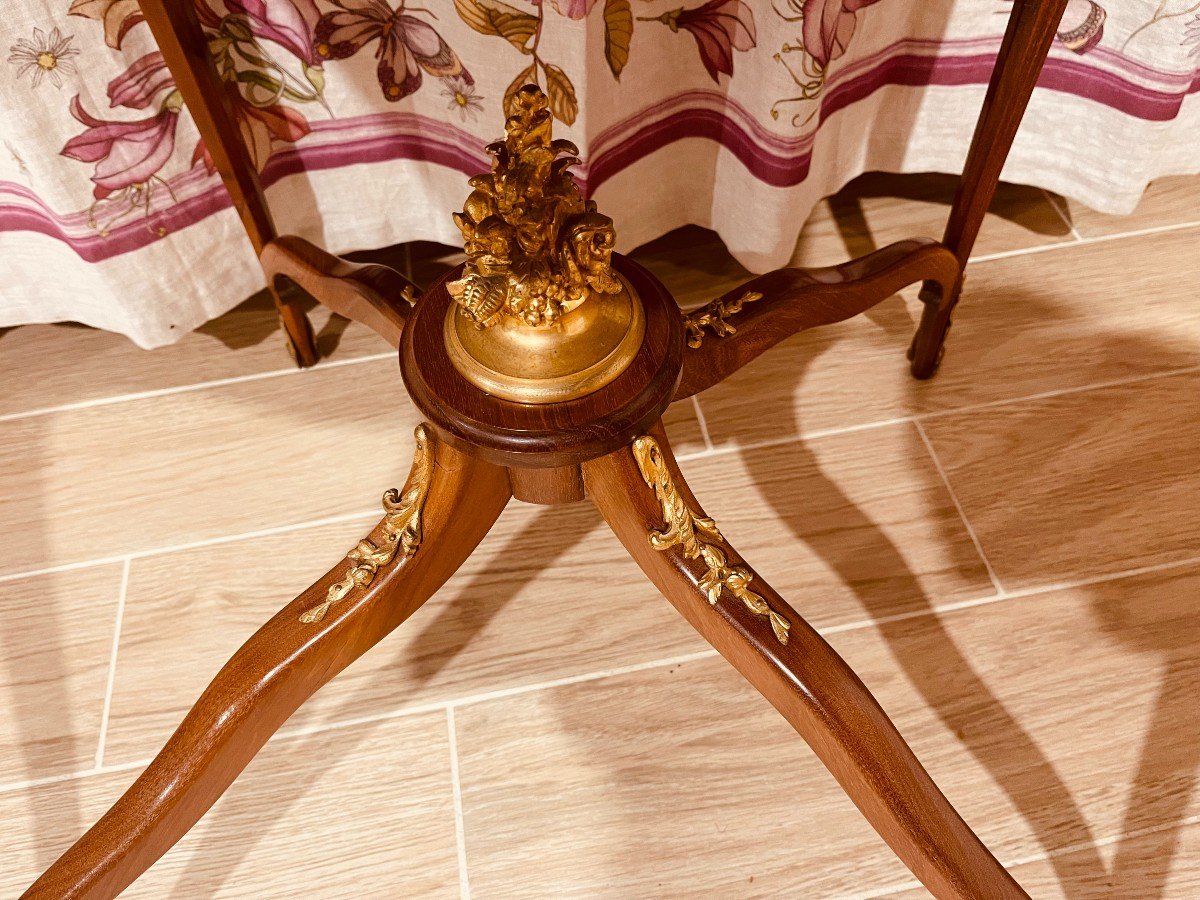 Louis XV Style Living Room Table, Late Nineteenth Period-photo-3