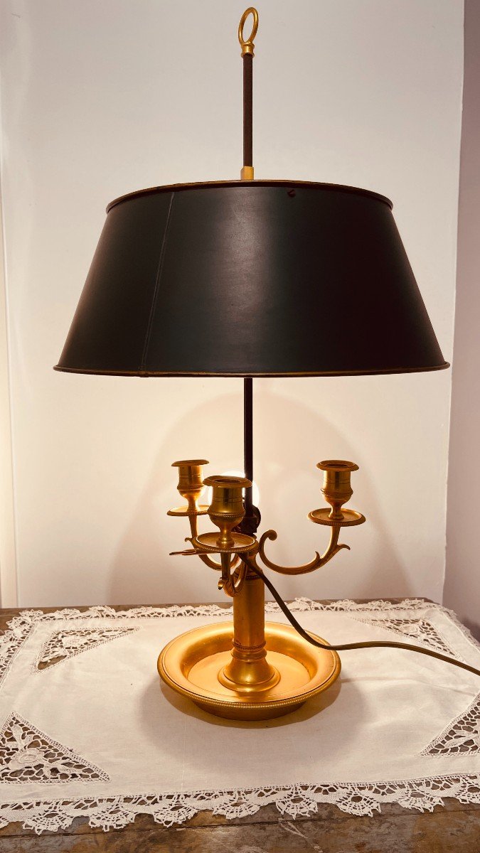 Bouillotte Lamp With 3 Lights, Twentieth