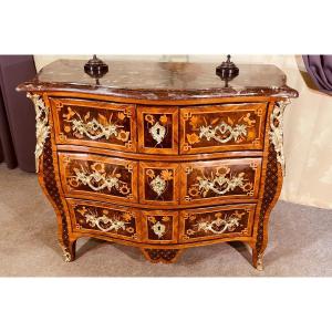 Commode A La Regence , Époque XVIIIe 