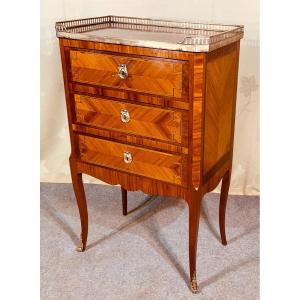 Chiffonniere With 3 Drawers, Epoque Nineteenth Century