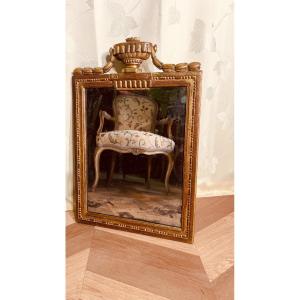 Miroir Louis XVI , Epoque 18ème 