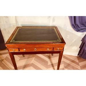 Louis XVI Architect's Table In Mahogany, 18th Century