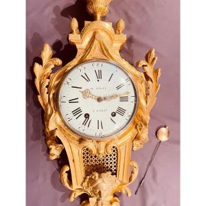 Louis 16 Bronze Cartel Signed Le Nepveu, 18th Century 