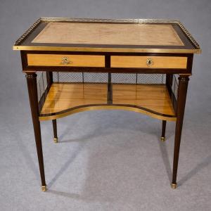 Table à écrire Louis XVI , Jean-francois LELEU  , XVIIIe Siècle 