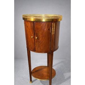 Louis XVI Drum Table, Stamped L. Moreau, 18th Century 