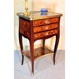 Chiffonnière Table Stamped C. Topino, From The 18th Century 