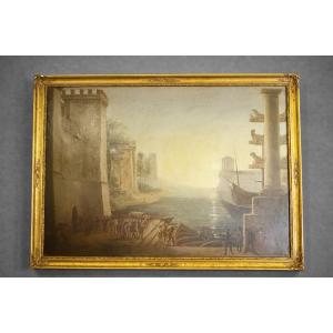 École Espagnole  XVIIIe , Tableau 182 CM x 124 CM ,