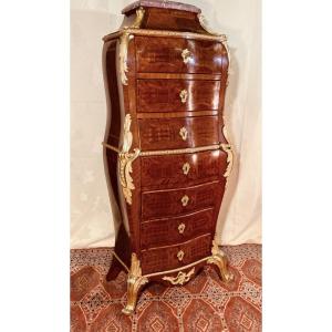 Louis XV Chest Of Drawers, 19th Century 