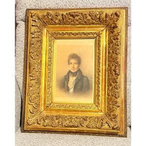 Framed Watercolor, Signed, Dated 1829