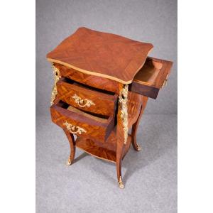 Chiffonnière Louis XV , Époque début XIXe Siècle 