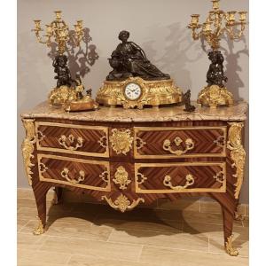 Chest Of Drawers By Charles Cressent, Circa 1725-1735, Early 18th Century 