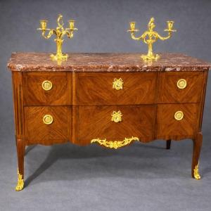 Transitional Chest Of Drawers, 18th Century 