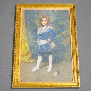Pastel Signed Maurice Eliot, Dated 1906 