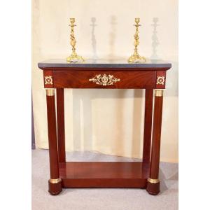 Console  Époque Empire en Acajou , XIXe Siècle 