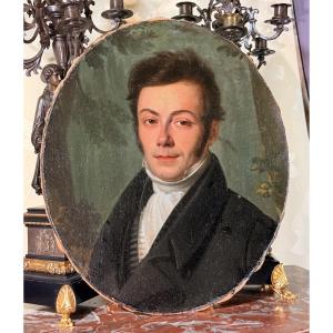 Portrait d’un dandy – Époque Restauration, vers 1820