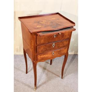 Chiffonnière Louis XV en Merisier , Époque XVIIIe Siècle 