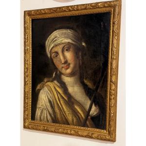 Portrait de Femme , Époque fin XVIIe , début XVIIIe Siècle 