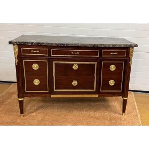 Commode Louis XVI , Estampillée J. P.  BERTRAND,  XVIIIe Siècle 