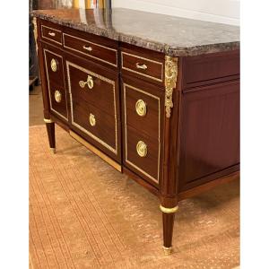 Commode Louis XVI , Estampillée J. P. BERTRAND, XVIIIe Siècle