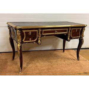 Floral Marquetry Desk, 19th Century