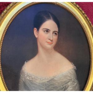 Portrait Of A Woman, 19th-century French School